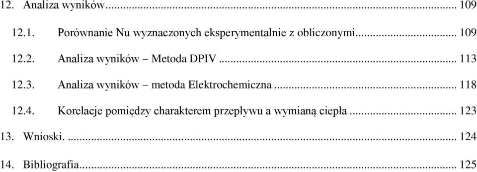 12.3. Analiza wyników metoda Elektrochemiczna... 118 12.4.