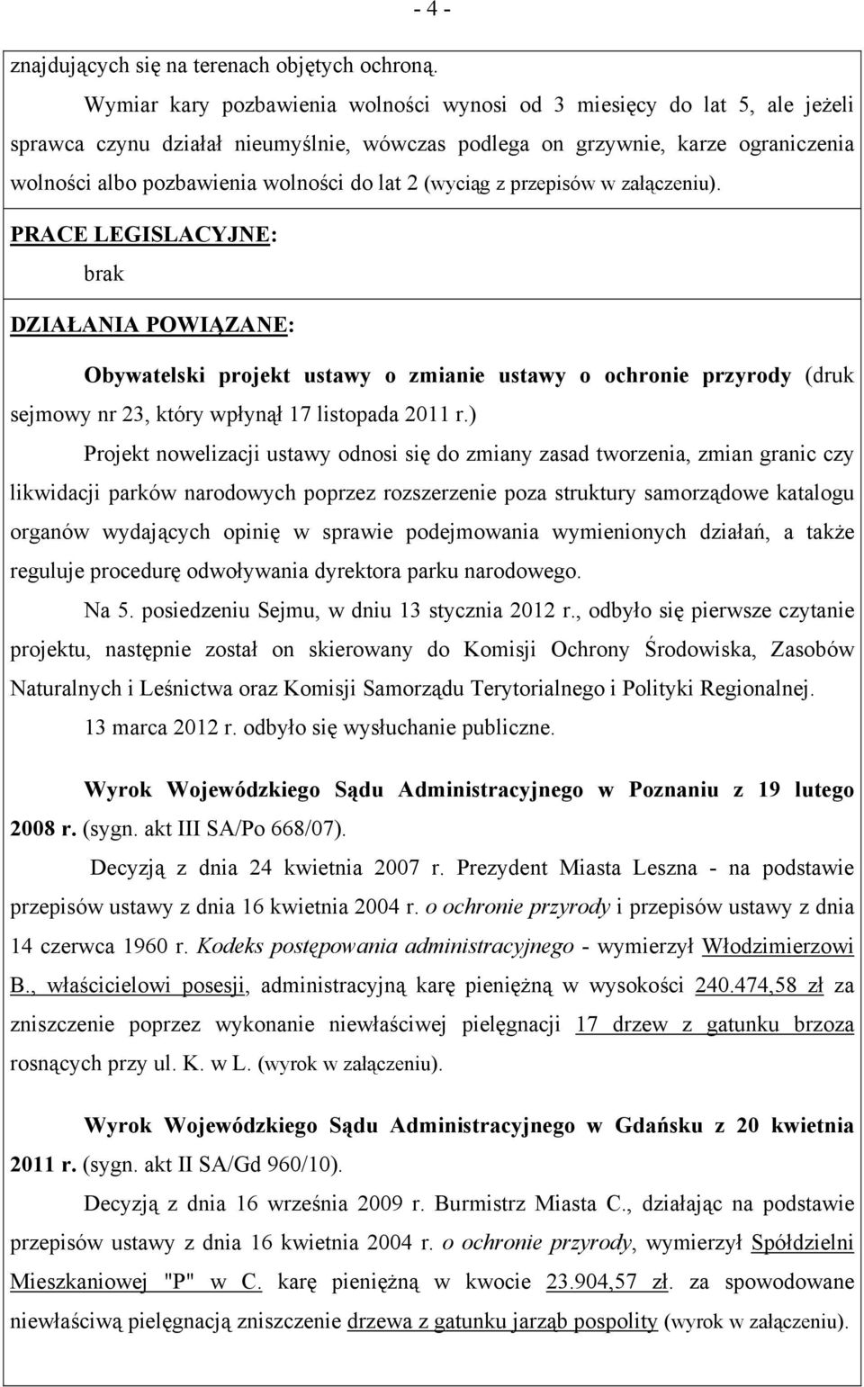 2 (wyciąg z przepisów w załączeniu).