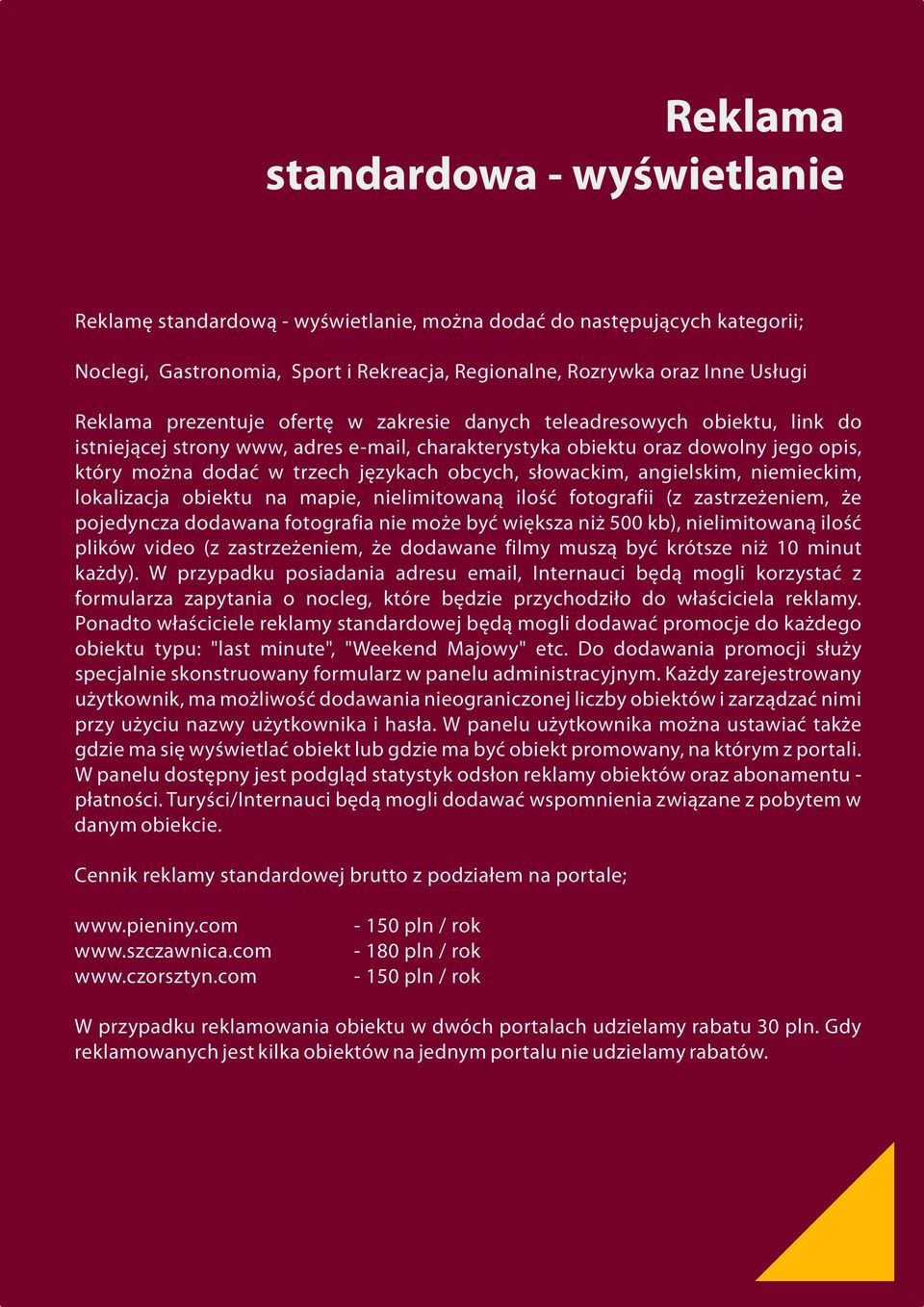 zastrzżm, ż pojdcza dodawaa fotografa moż bć wększa ż 500 kb), lmtowaą lość plków vdo (z zastrzżm, ż dodawa flm muszą bć krótsz ż 10 mut każd).