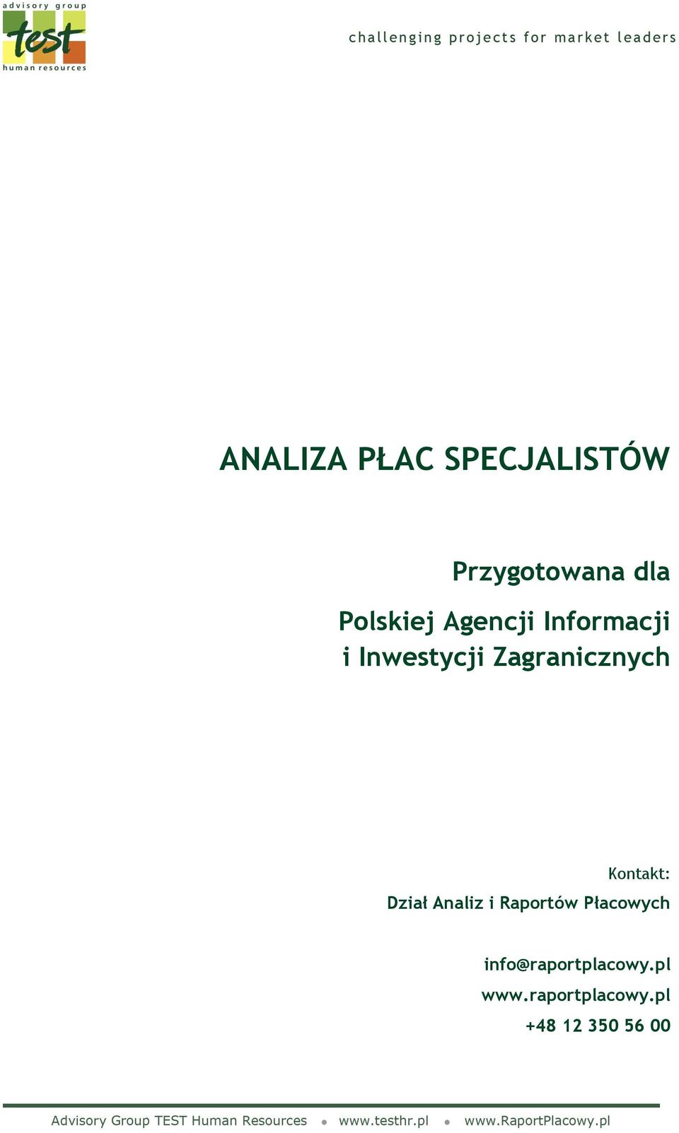 Zagranicznych Kontakt: Dział Analiz i Raportów