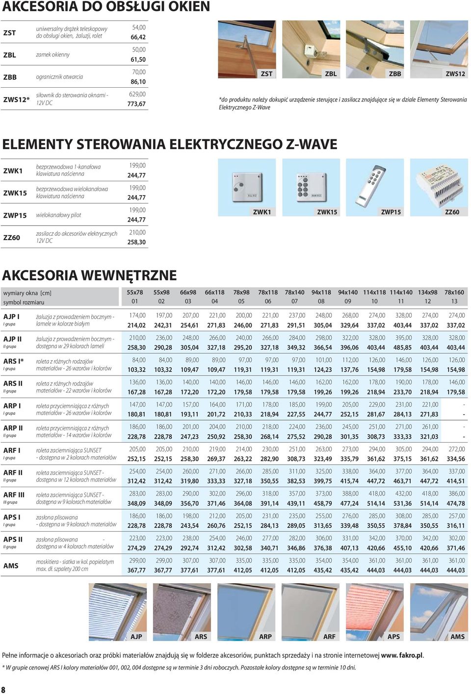 ELEKTRYCZNEGO Z-WAVE ZWK1 bezprzewodowa 1-kanałowa klawiatura naścienna 199,00 244,77 ZWK15 bezprzewodowa wielokanałowa klawiatura naścienna 199,00 244,77 ZWP15 wielokanałowy pilot 199,00 244,77 ZWK1