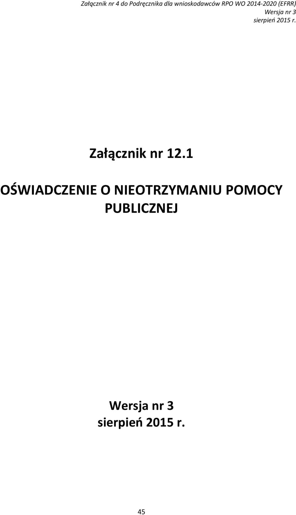 sierpień 2015 r. Załącznik nr 12.