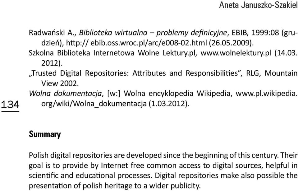 Wolna dokumentacja, [w:] Wolna encyklopedia Wikipedia, www.pl.wikipedia.