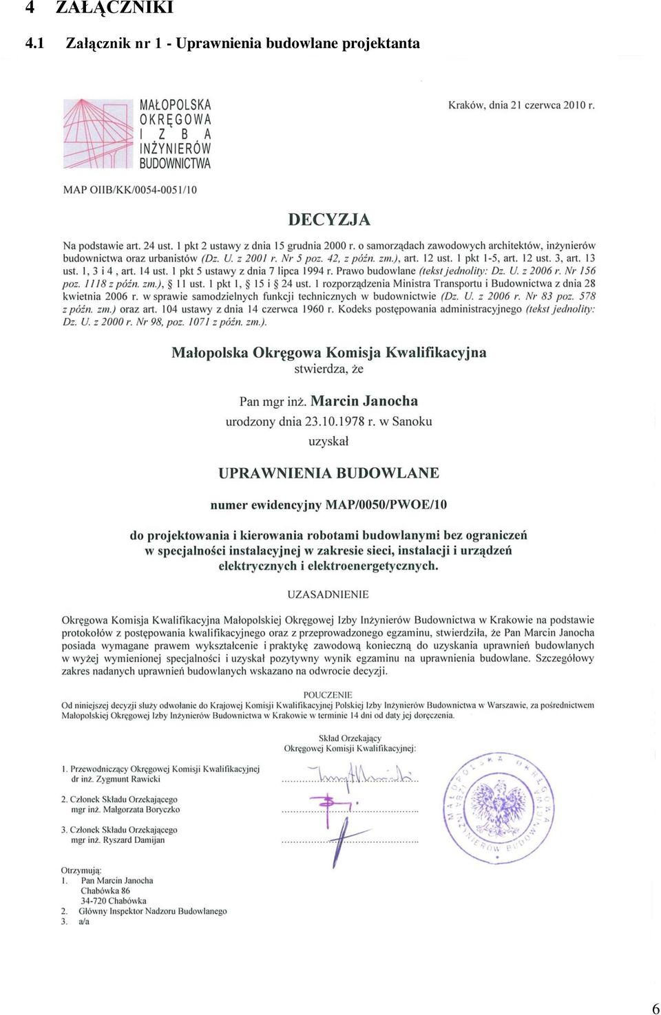- Uprawnienia