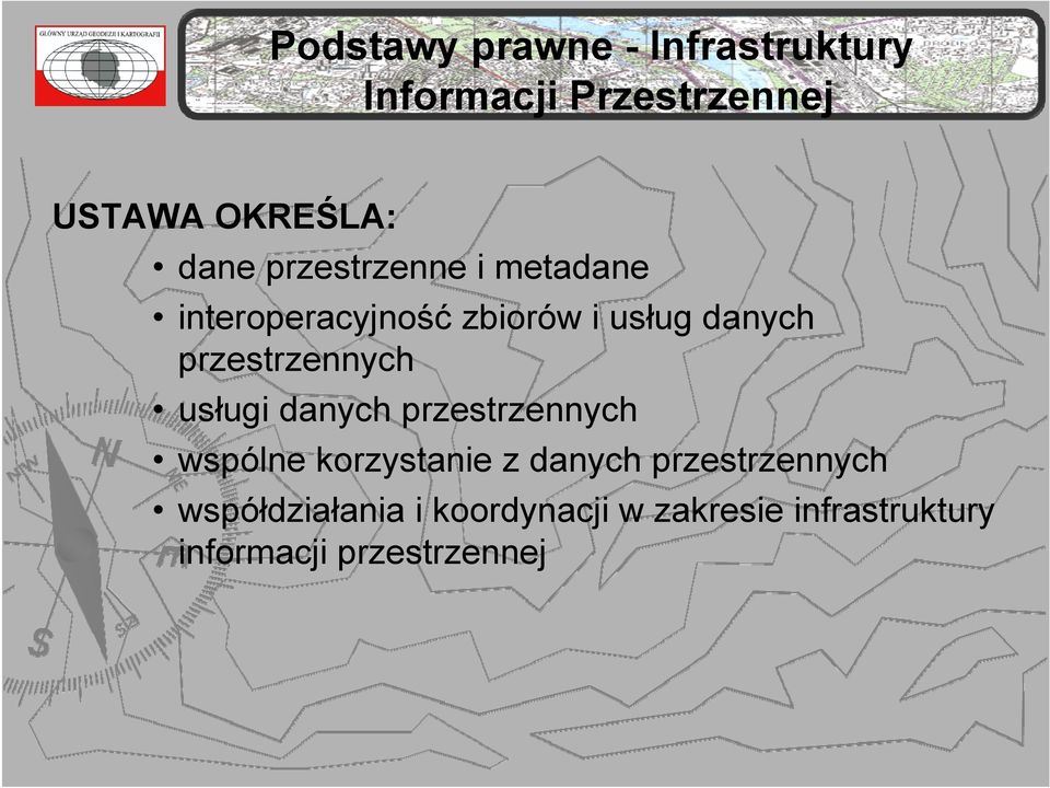 przestrzennych usługi danych przestrzennych wspólne korzystanie z danych