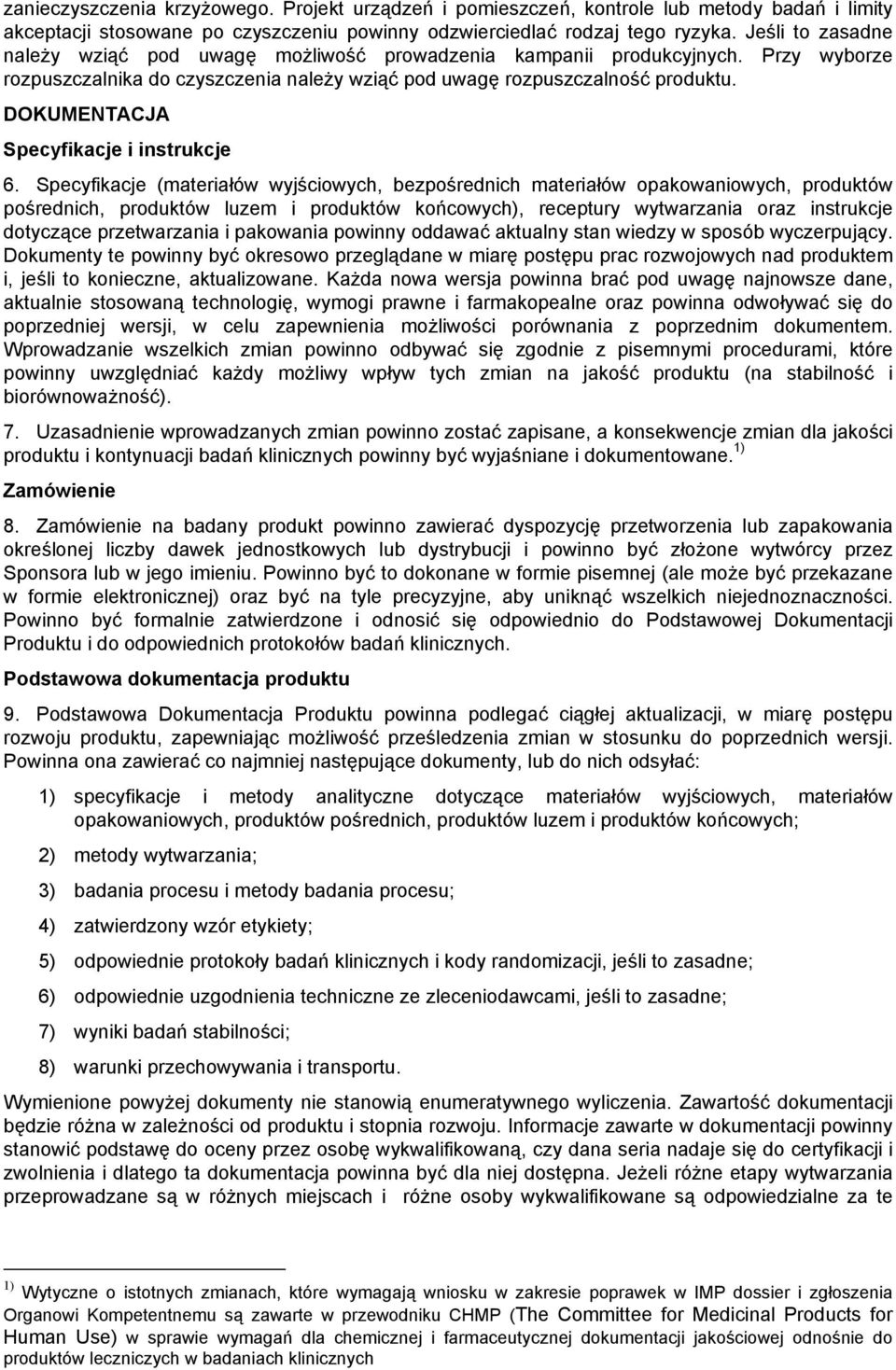 DOKUMENTACJA Specyfikacje i instrukcje 6.