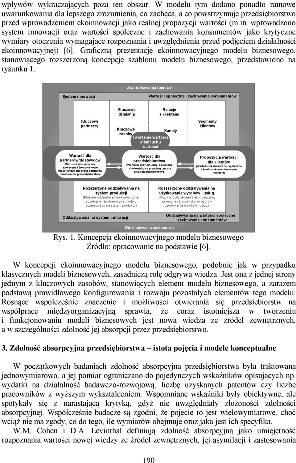 owacji jako realnej propozycji wartości (m.in.