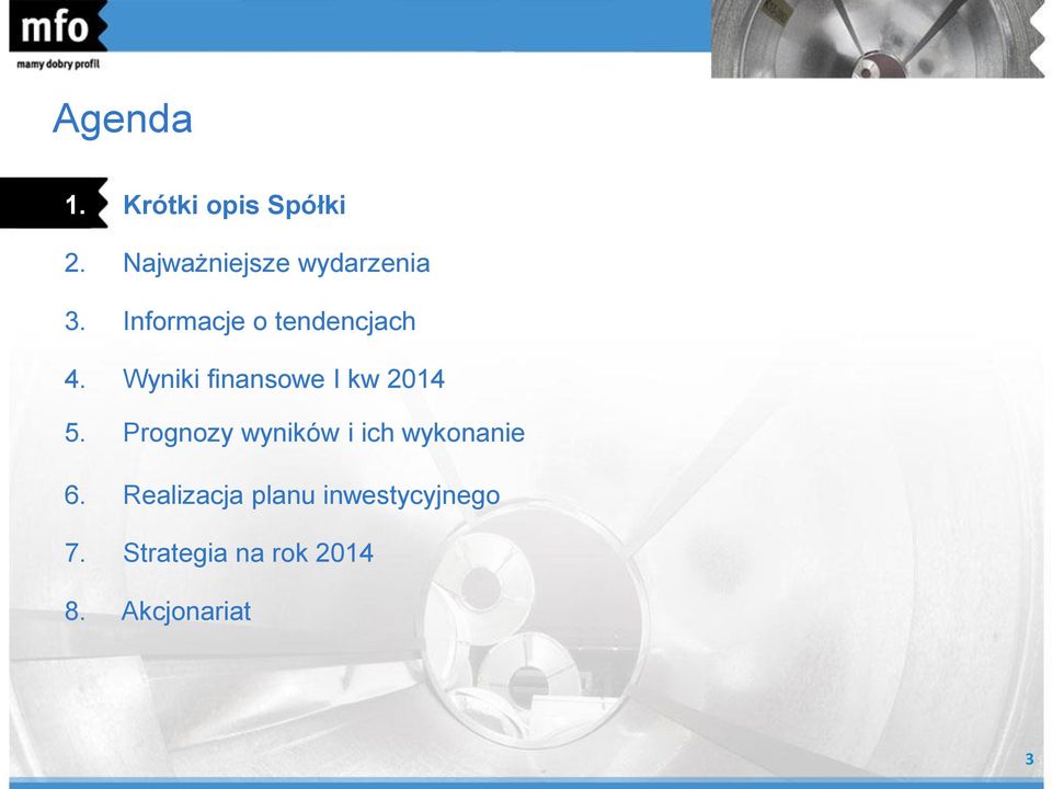 Wyniki finansowe I kw 2014 5.