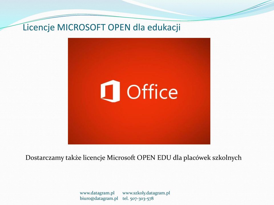 EDU dla placówek szkolnych www.datagram.