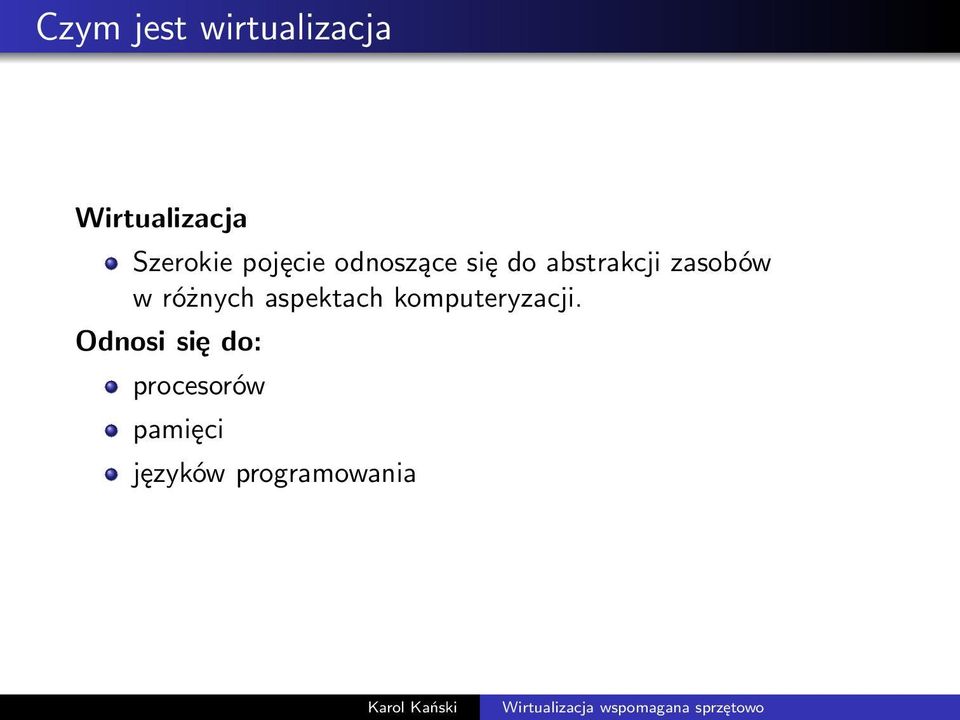 różnych aspektach komputeryzacji.