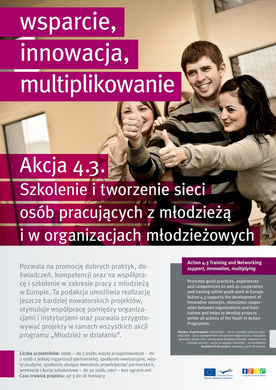 z młodzieżą w Europie.