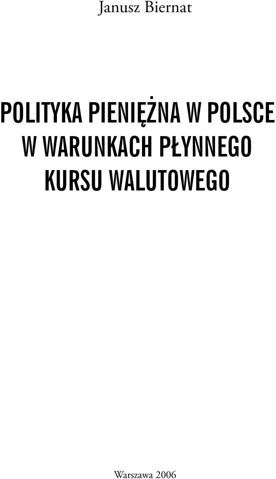 warunkach płynnego