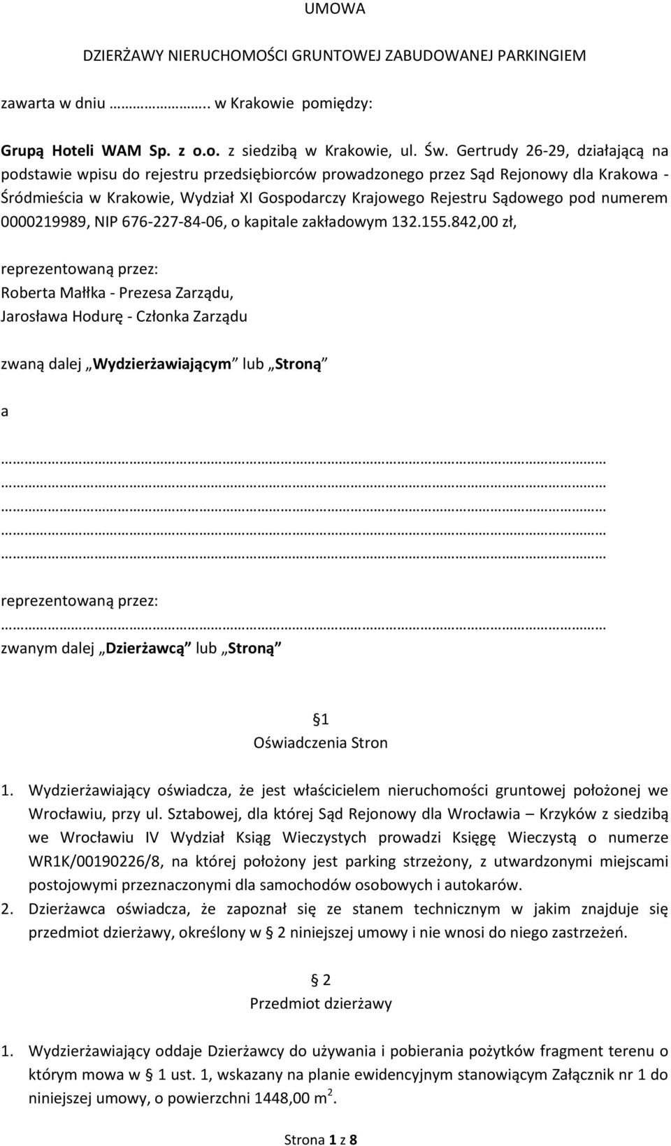 numerem 0000219989, NIP 676-227-84-06, o kapitale zakładowym 132.155.