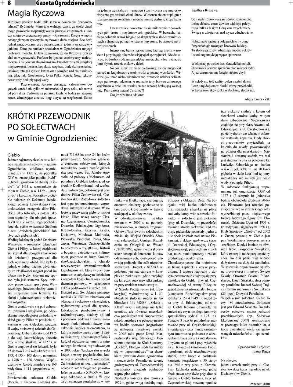 Burmistrz Miasta I Gminy Ogrodzieniec Andrzej Mikulski Pdf
