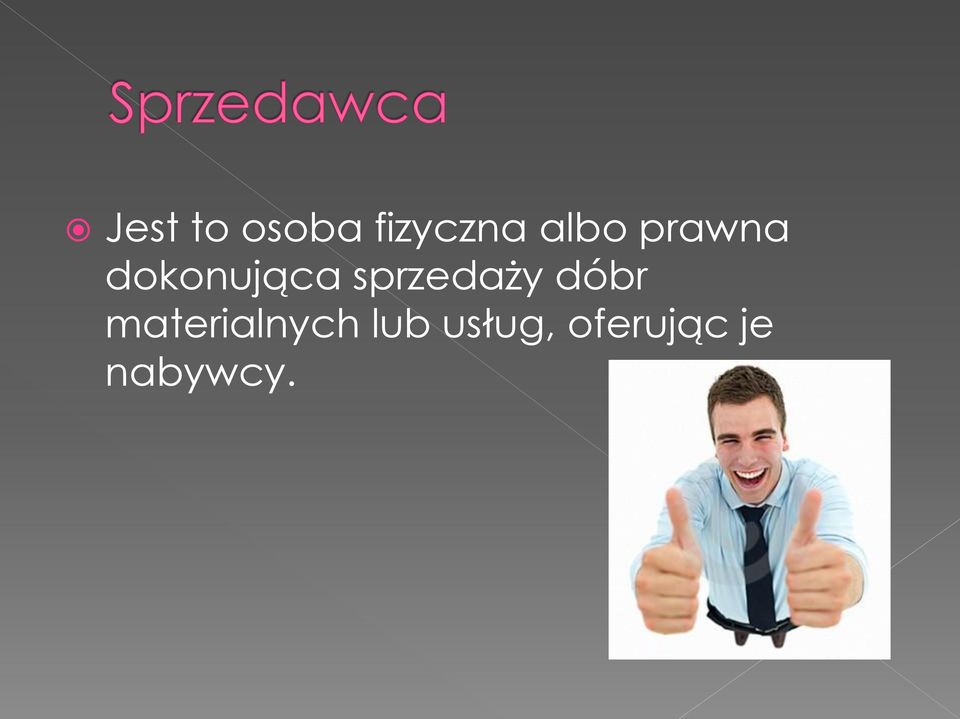 sprzedaży dóbr