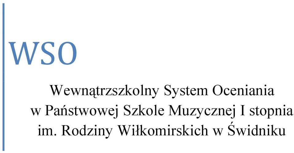 Szkole Muzycznej I stopnia