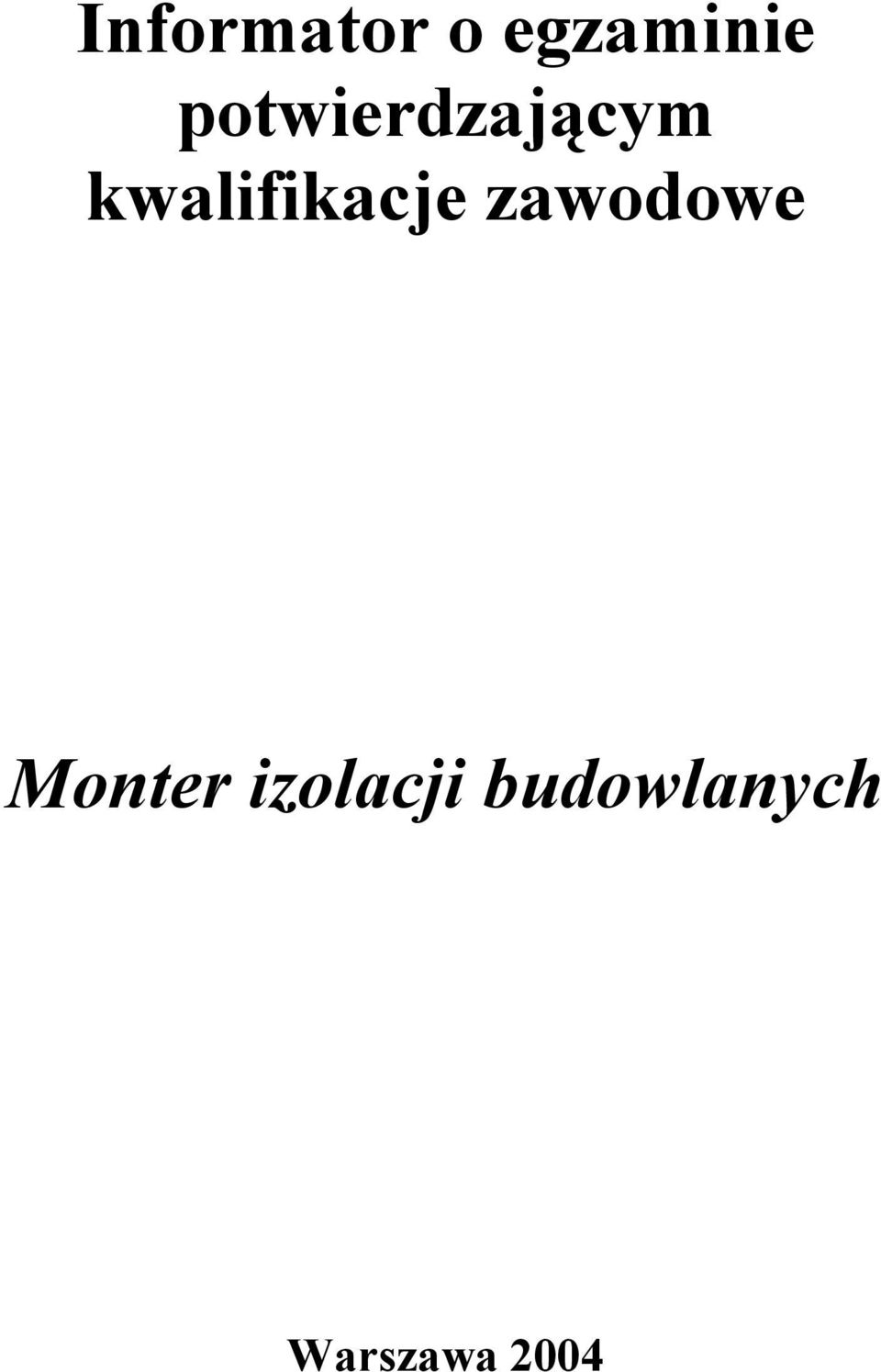 kwalifikacje zawodowe