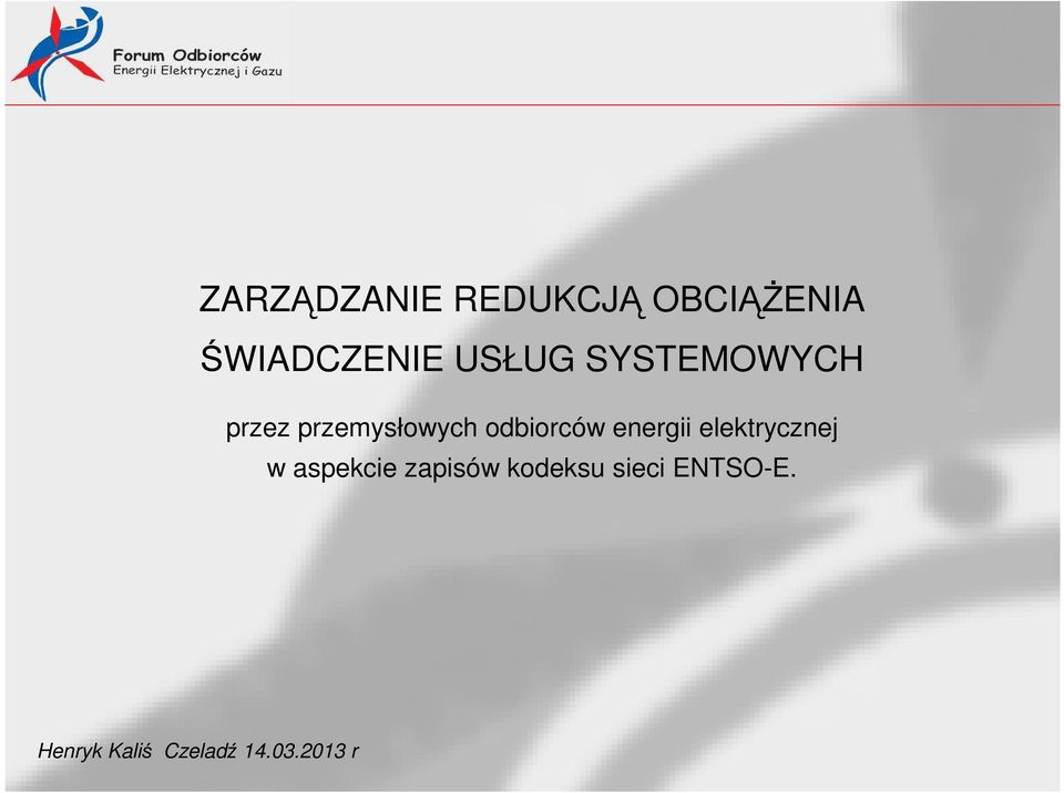 odbiorców energii elektrycznej w aspekcie