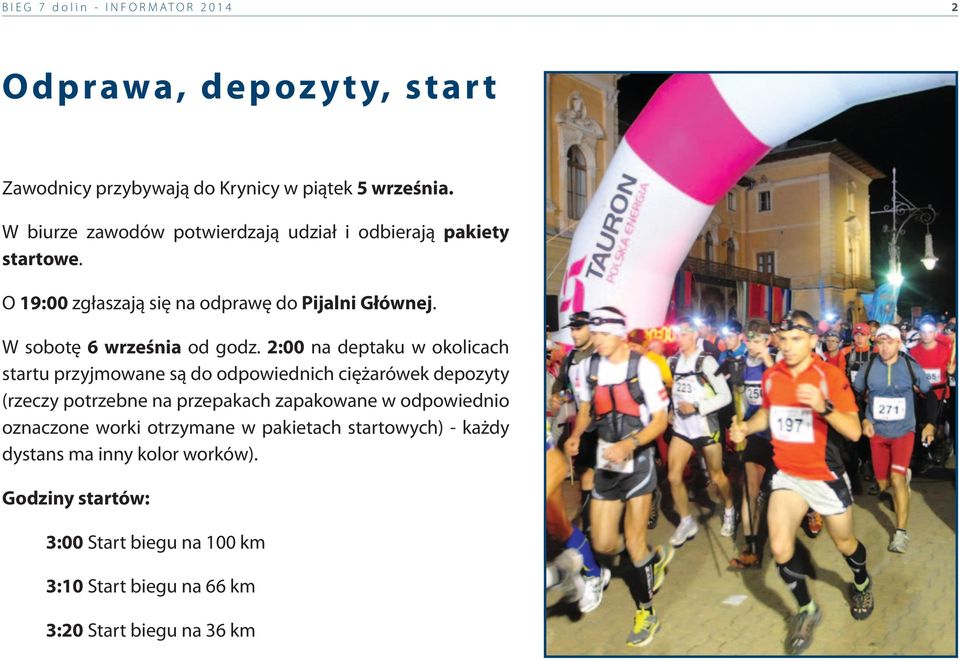 W sobotę 6 września od godz.