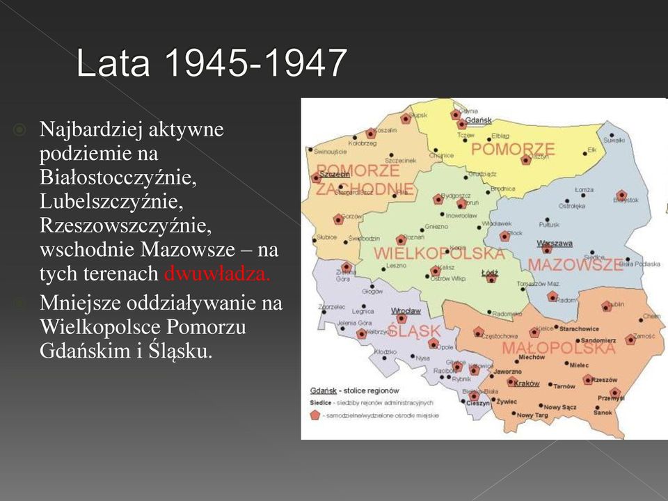 Rzeszowszczyźnie, wschodnie Mazowsze na tych