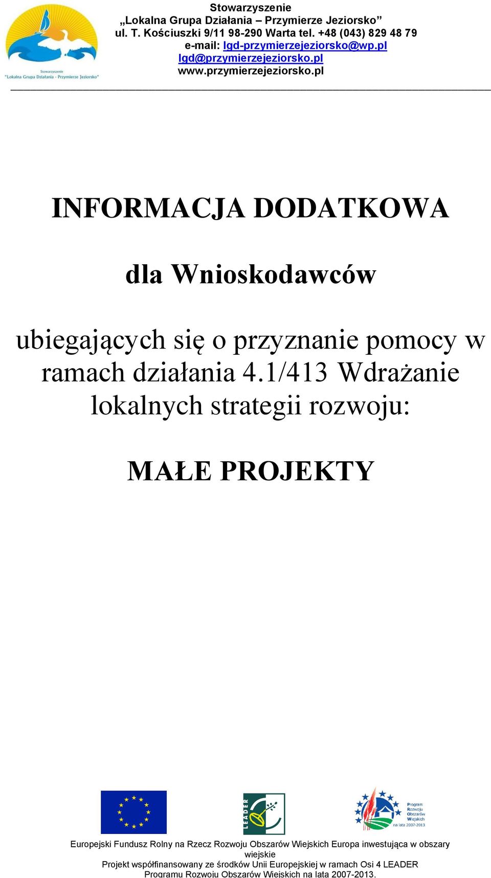 ramach działania 4.