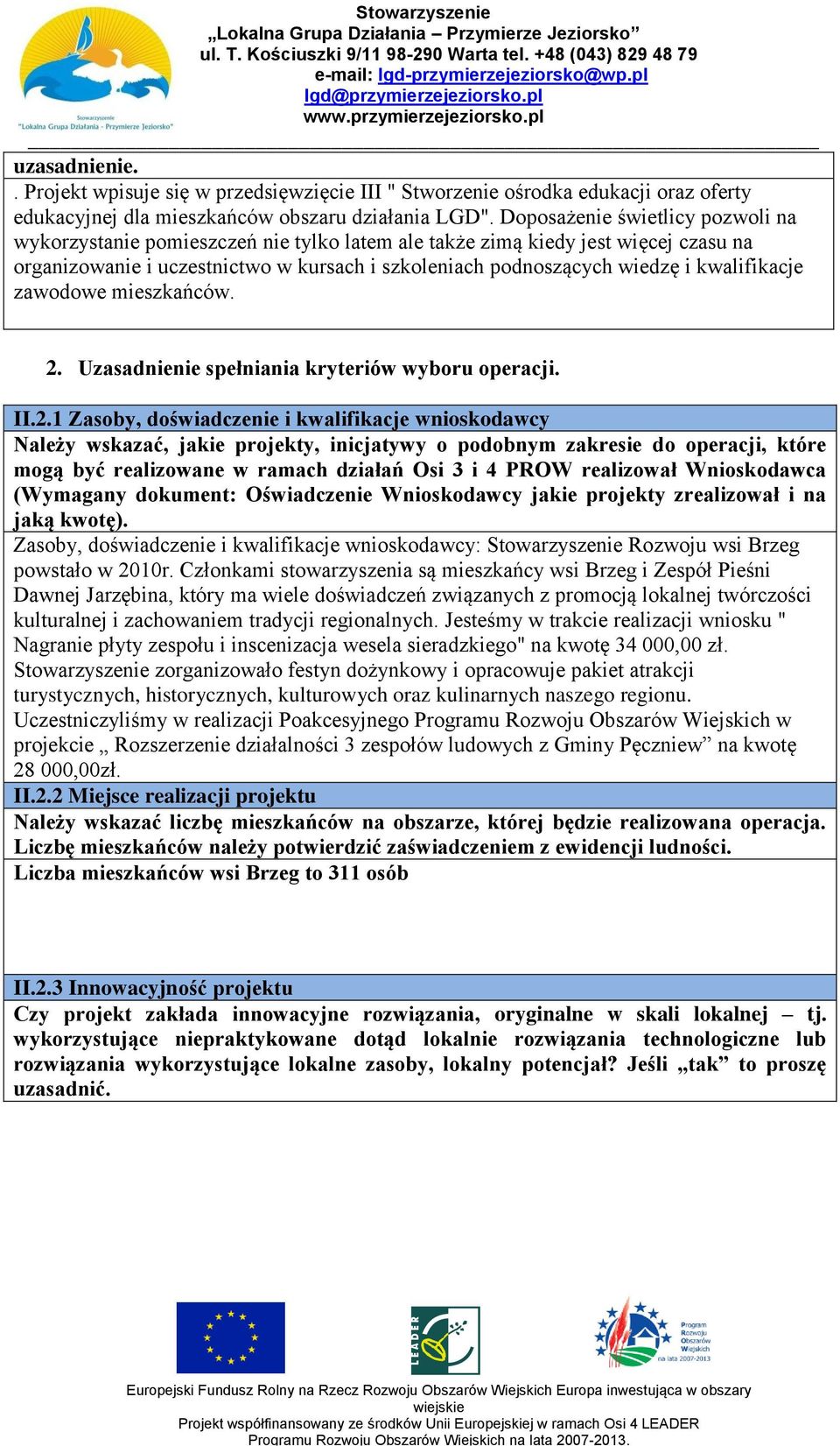 kwalifikacje zawodowe mieszkańców. 2.