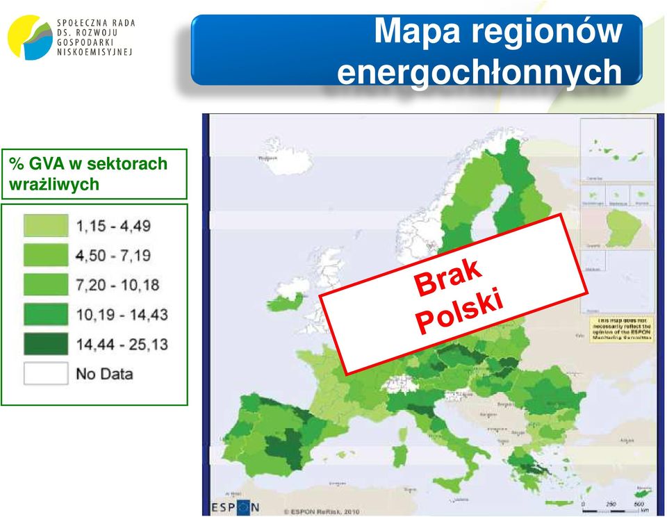 % GVA w