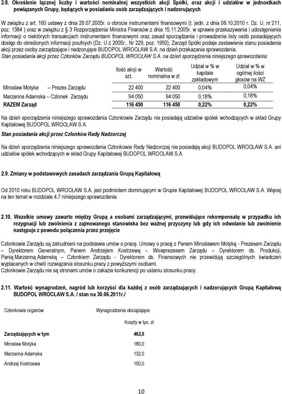 1384 ) oraz w związku z 3 Rozporządzenia Ministra Finansów z dnia 15.11.2005r.