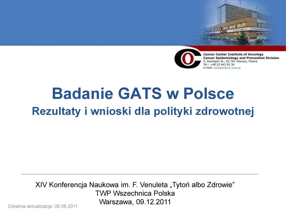 Venuleta Tytoń albo Zdrowie TWP Wszechnica Polska