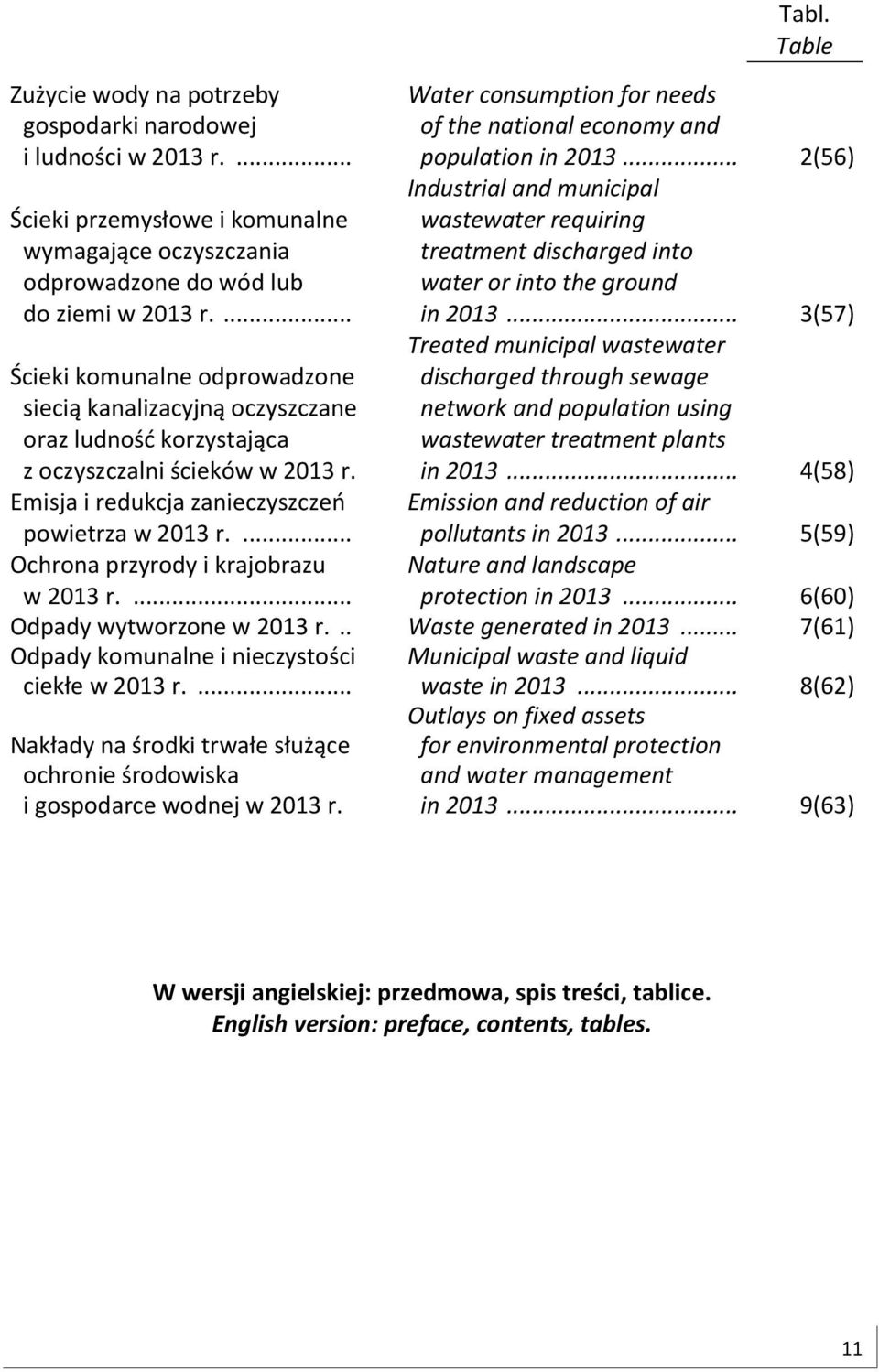 ... Industrial and municipal wastewater requiring treatment discharged into water or into the ground in 2013.