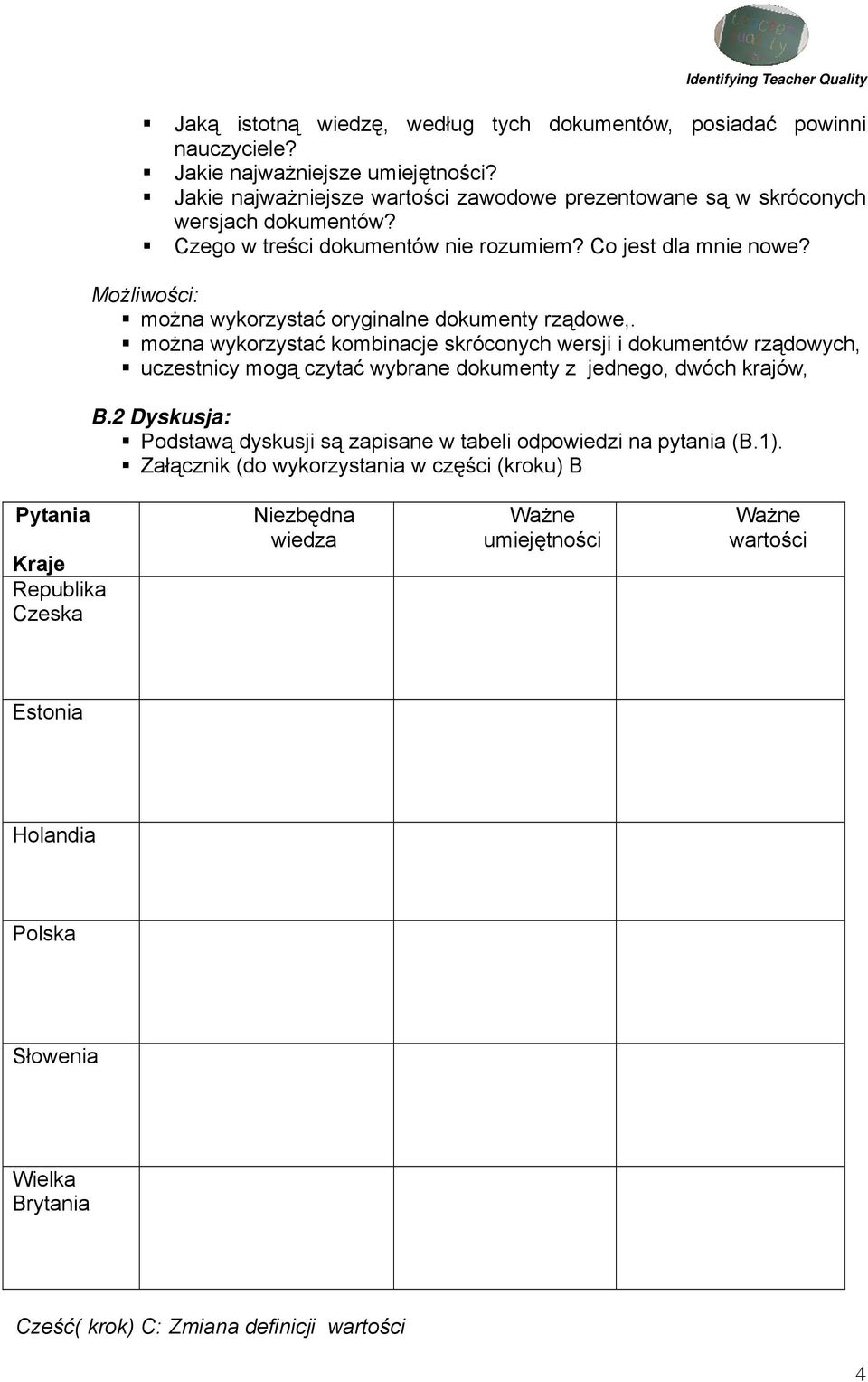 Możliwości: można wykorzystać oryginalne dokumenty rządowe,.