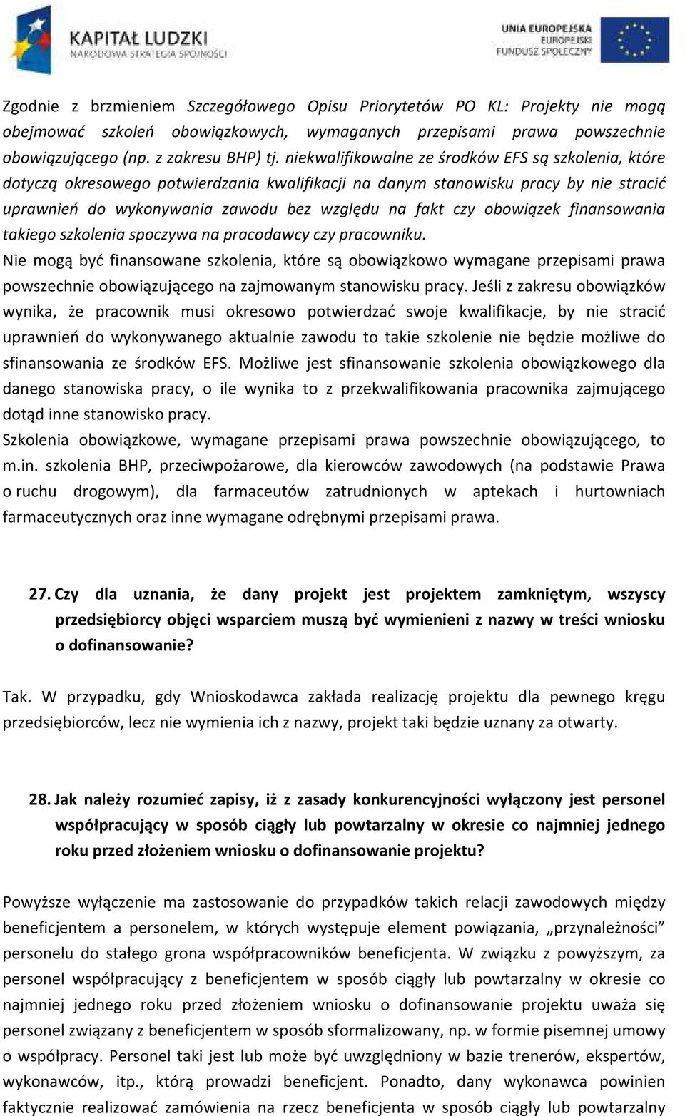 obowiązek finansowania takiego szkolenia spoczywa na pracodawcy czy pracowniku.
