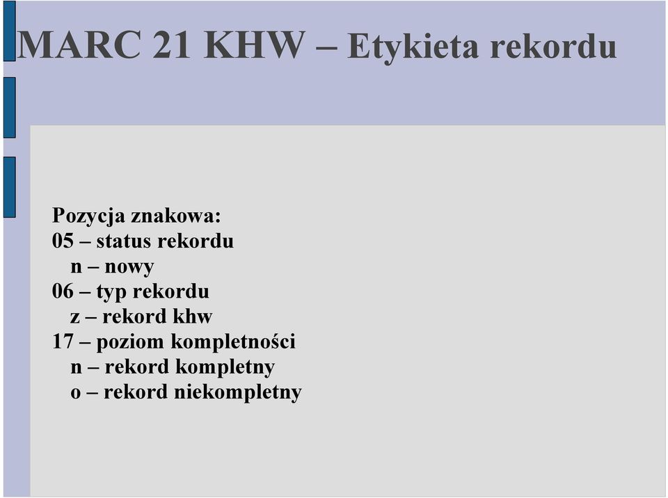 rekordu z rekord khw 17 poziom