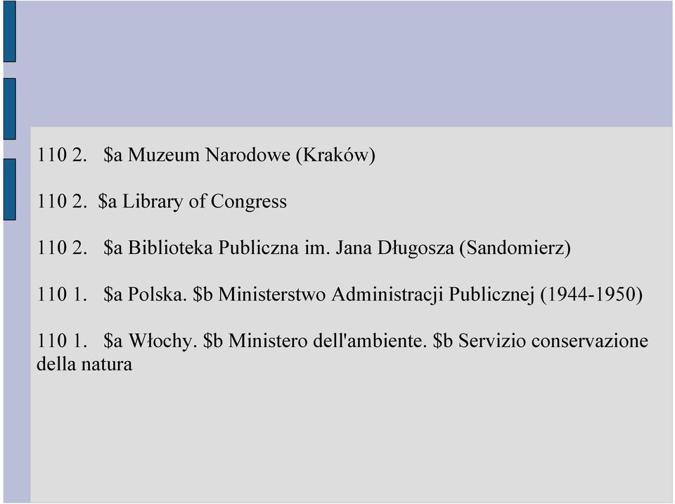 $a Polska. $b Ministerstwo Administracji Publicznej (1944-1950) 110 1.