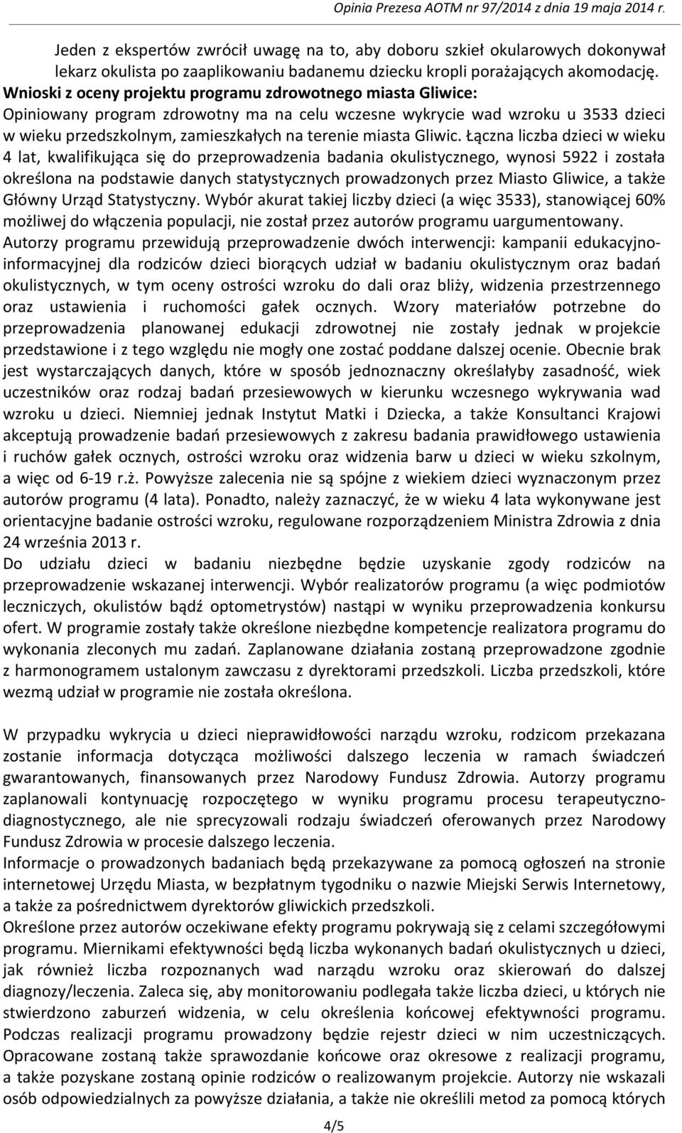 Gliwic.