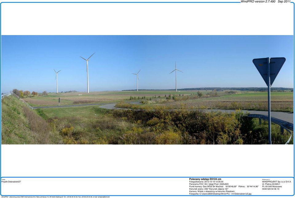 FOV: 93,1 [deg] Pixel: 2465x923 : Geo WGS 84 Wschód: 18 26'48,69" Pół noc: 50