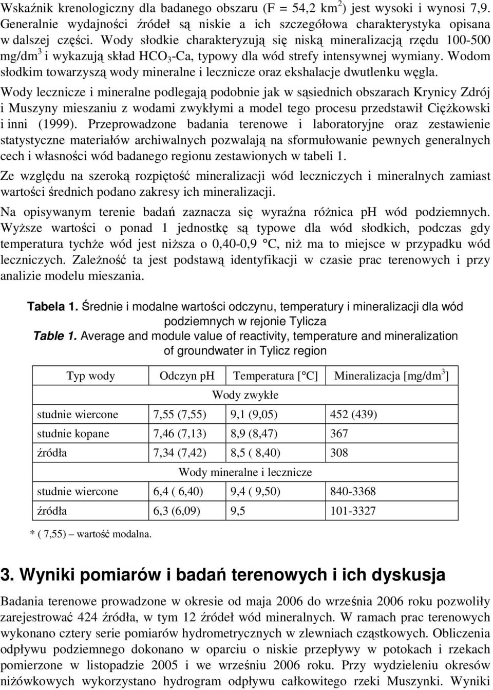 Wodom słodkim towarzyszą wody mineralne i lecznicze oraz ekshalacje dwutlenku węgla.