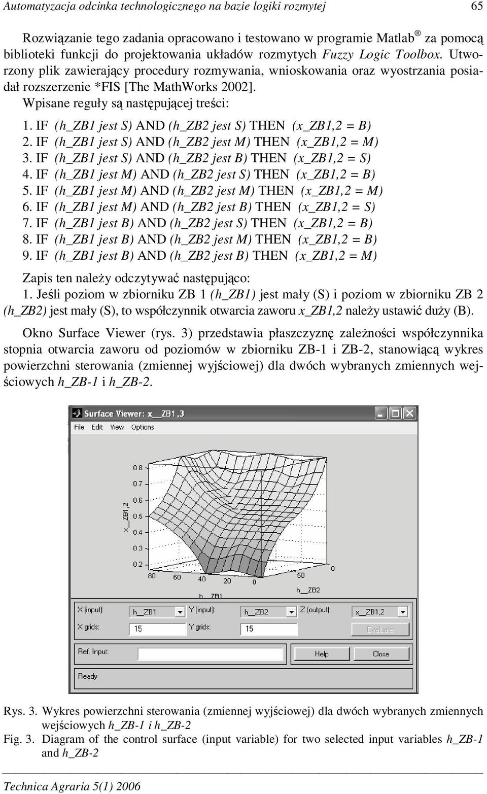 IF (h_zb1 jest S) AND (h_zb2 jest S) THEN (x_zb1,2 = B) 2. IF (h_zb1 jest S) AND (h_zb2 jest M) THEN (x_zb1,2 = M) 3. IF (h_zb1 jest S) AND (h_zb2 jest B) THEN (x_zb1,2 = S) 4.