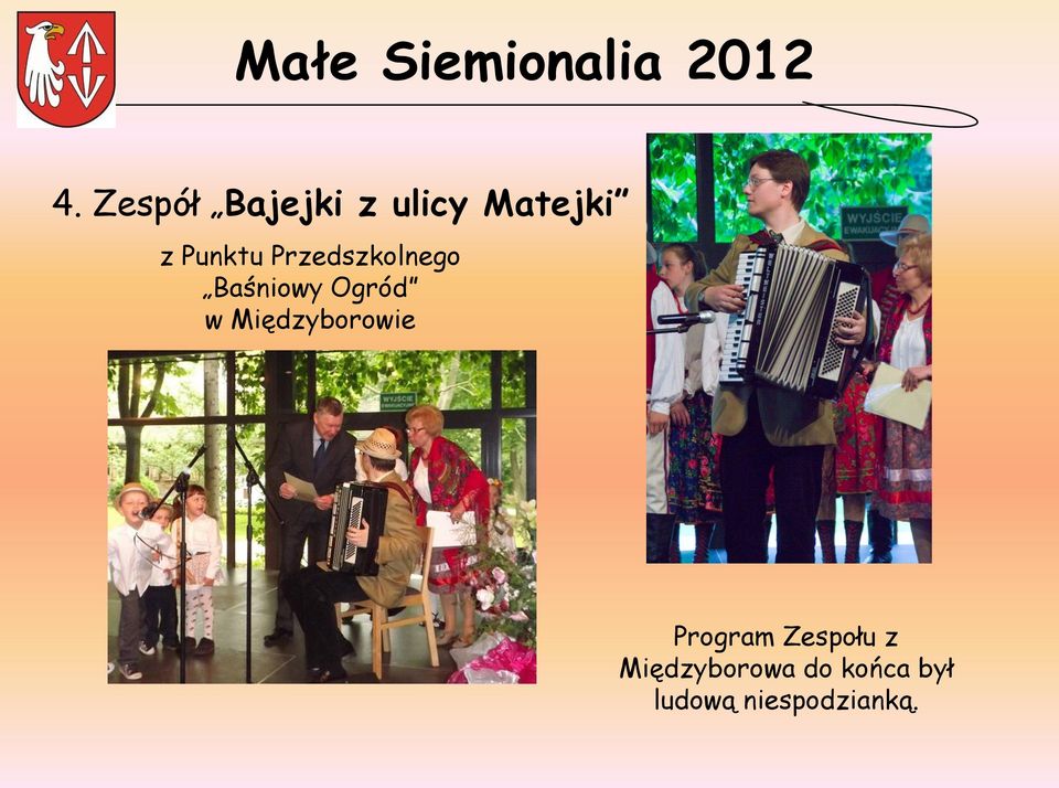 Międzyborowie Program Zespołu z