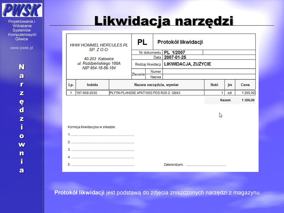 Ptkół lkcj