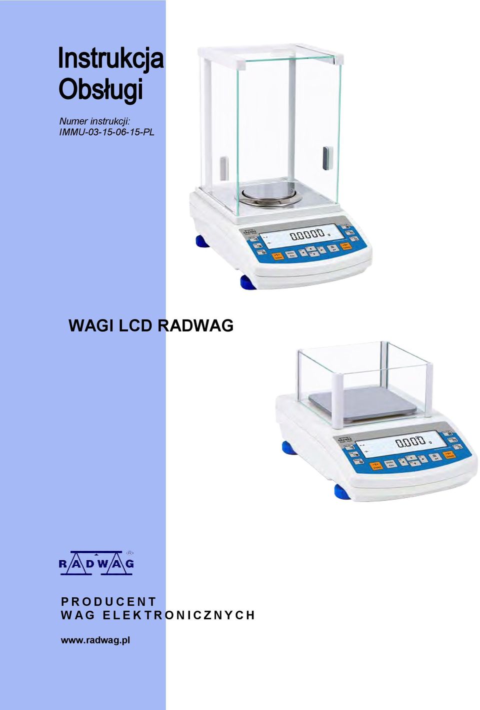LCD RADWAG PRODUCENT WAG