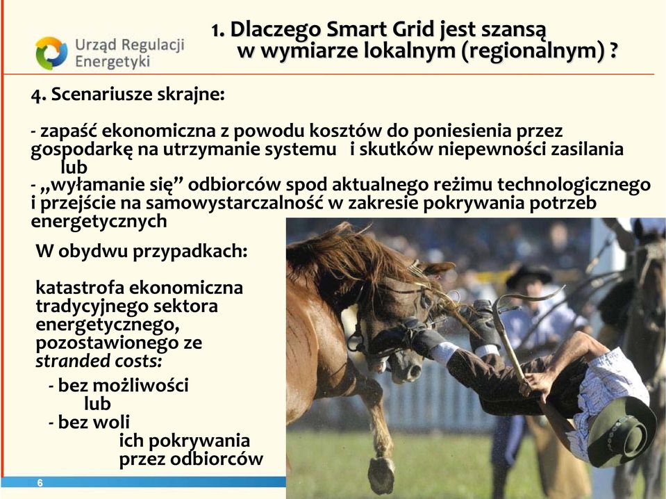 pokrywania potrzeb energetycznych W obydwu przypadkach: katastrofa ekonomiczna tradycyjnego sektora energetycznego, pozostawionego ze