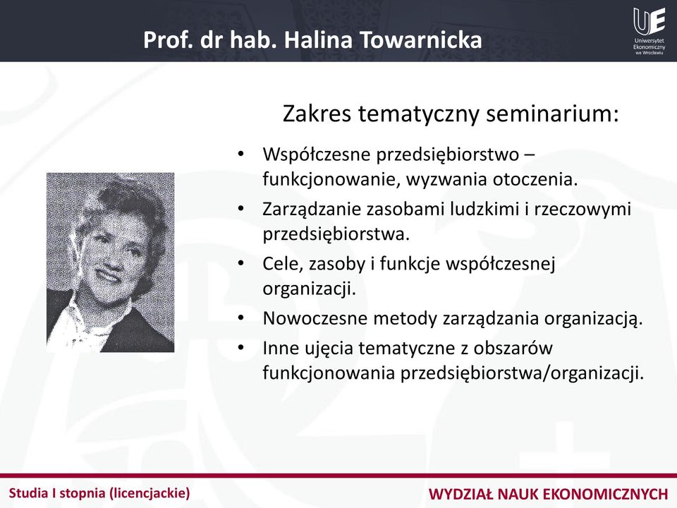 Zarządzanie zasobami ludzkimi i rzeczowymi przedsiębiorstwa.