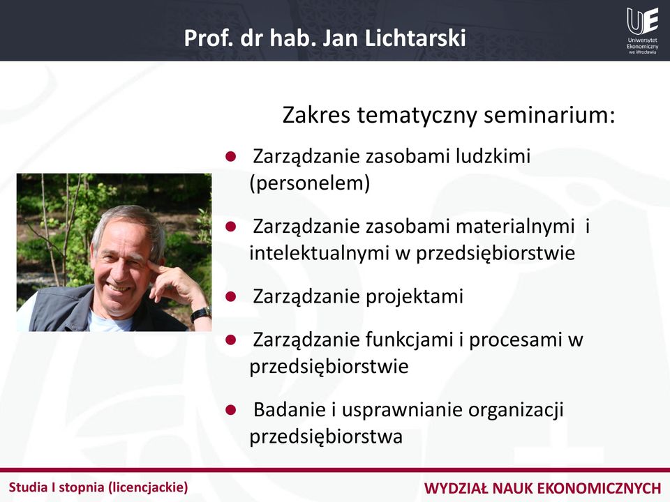 Zarządzanie zasobami materialnymi i intelektualnymi w