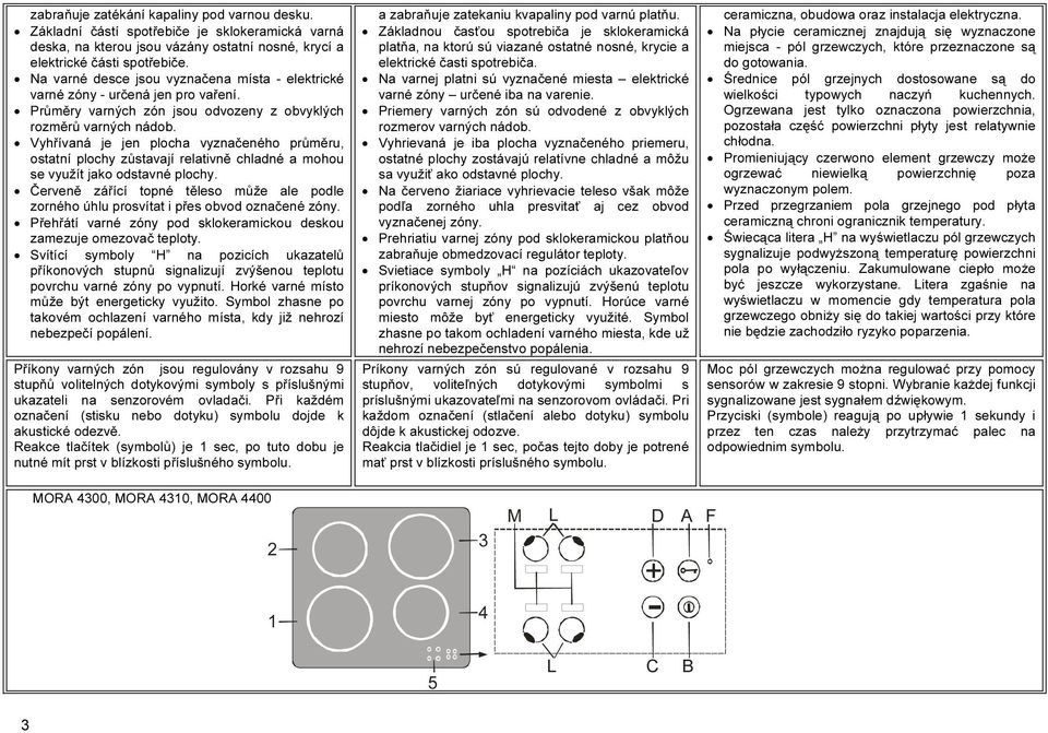 Vyhřívaná je jen plocha vyznačeného průměru, ostatní plochy zůstavají relativně chladné a mohou se využít jako odstavné plochy.
