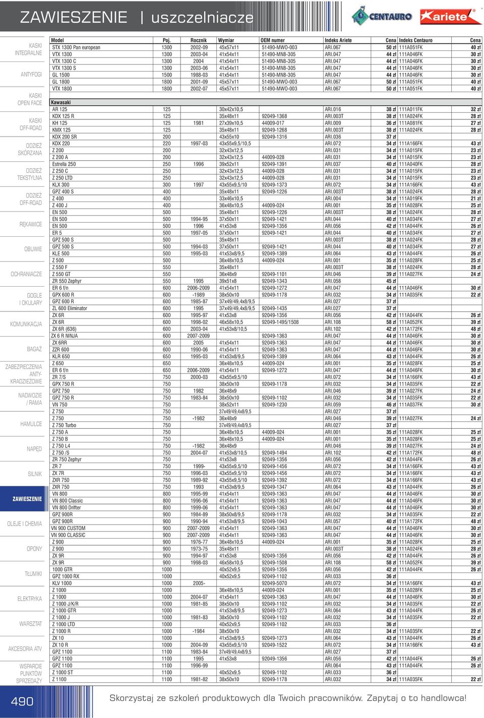 047 44 zł 111A046FK 30 zł VTX 1300 S 1300 2003-06 41x54x11 51490-MN8-305 ARI.047 44 zł 111A046FK 30 zł GL 1500 1500 1988-03 41x54x11 51490-MN8-305 ARI.