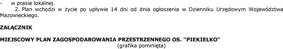 ogłoszenia w Dzienniku Urzędowym Województwa
