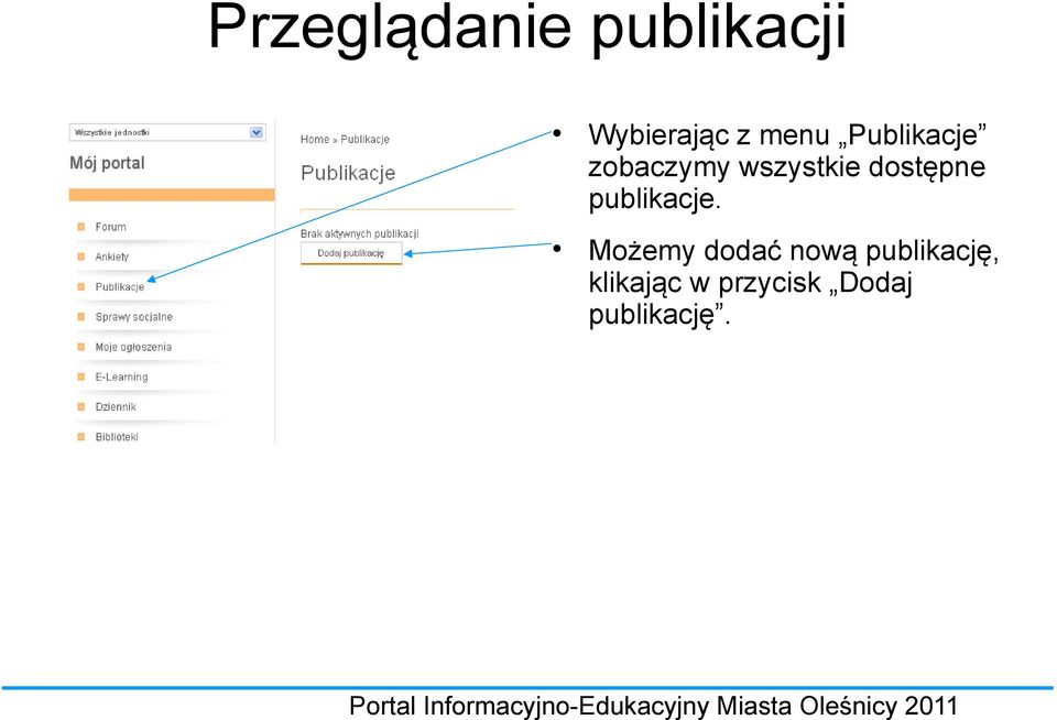 dostępne publikacje.