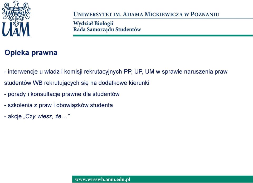 na dodatkowe kierunki - porady i konsultacje prawne dla