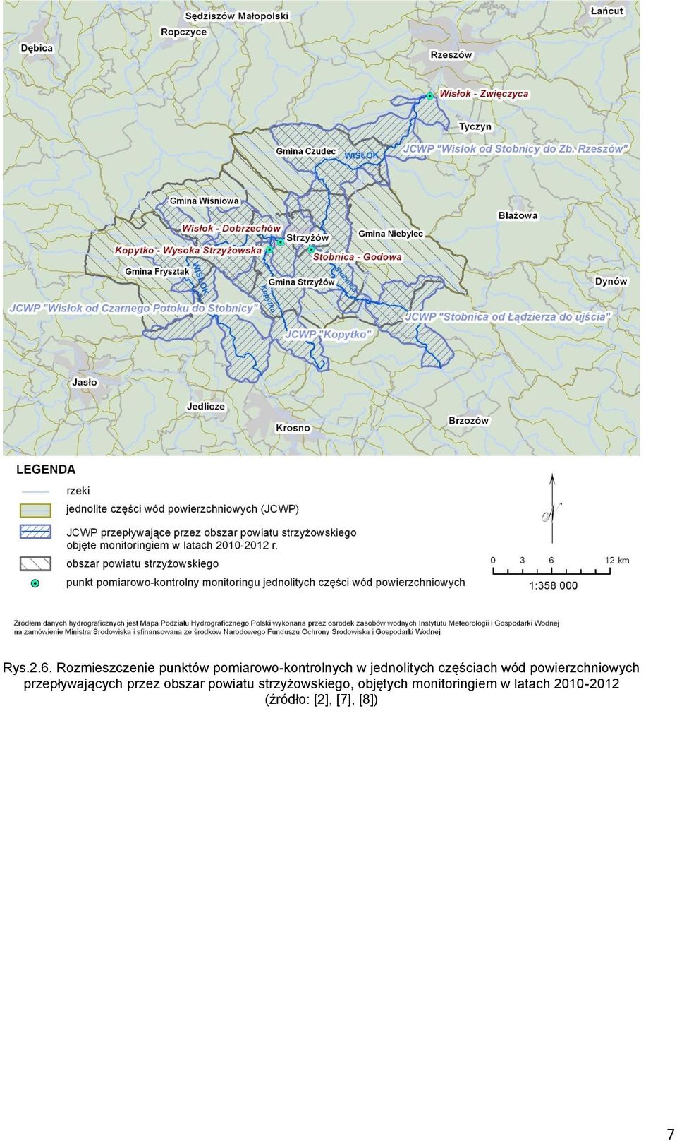 jednolitych częściach wód powierzchniowych